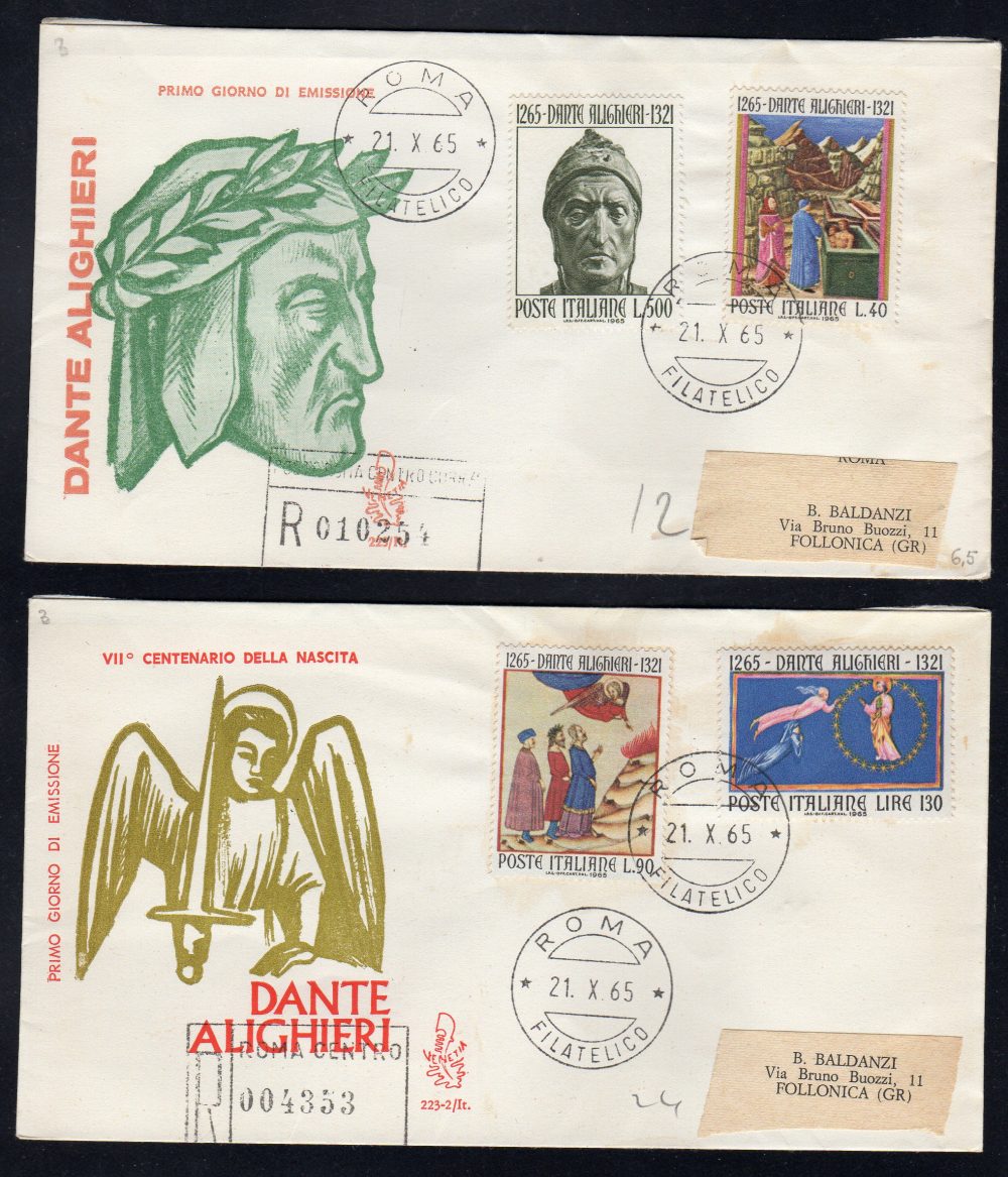 Italia FDC Venetia 1965 XX Ann. Resistenza  viag Racc. per l'Italia