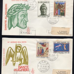 Italia FDC Venetia 1965 XX Ann. Resistenza  viag Racc. per l'Italia