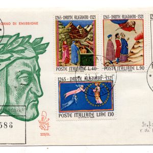 Italia FDC Venetia 1965 XX Ann. Resistenza  viag Racc. per l'Italia