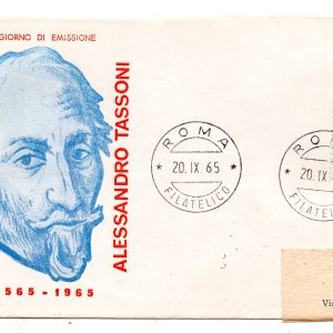 Italia FDC Venetia 1965 Tassoni  viaggiata  per l'Italia