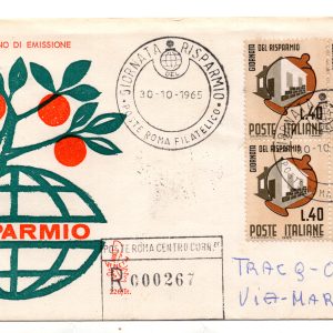 Italia FDC Venetia 1965 Tassoni  viaggiata  per l'Italia