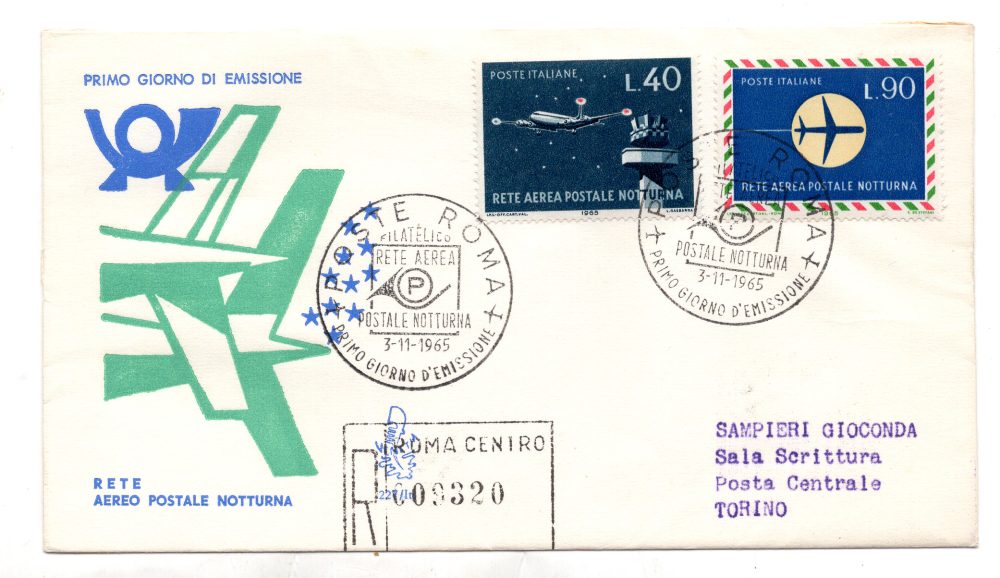 Italia FDC Venetia 1965 Tassoni  viaggiata  per l'Italia