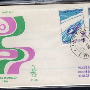 Italia FDC Venetia 1966 Bob  viaggiata  per l'Italia 680