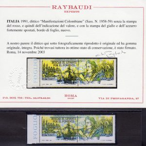 Longobardi Lire 700 varietà stampa del nero spostata