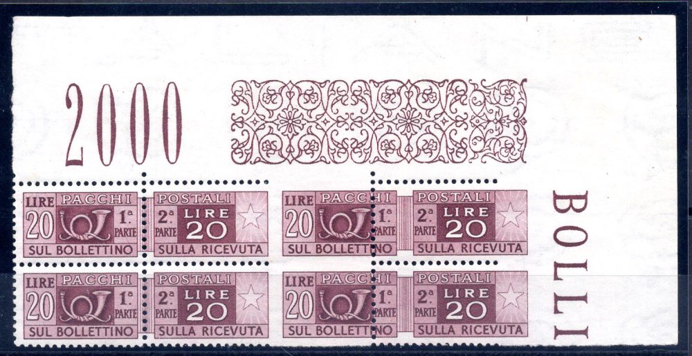 Michelangiolesca Lire 10 stelle IV quartina non dentellata