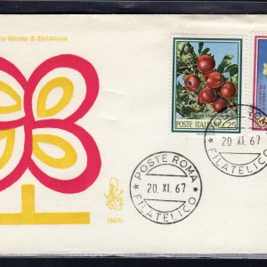 Italia FDC Venetia 1967 Flora  non viaggiata