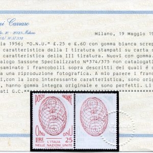 Cent. 80 + 1 lira + complementari Imperiale su cartolina da Foligno