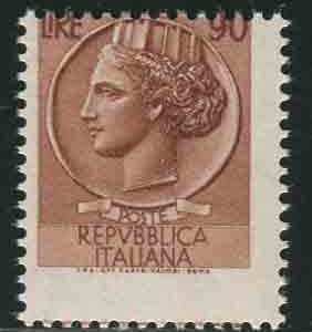 Cent. 80 + 1 lira + complementari Imperiale su cartolina da Foligno