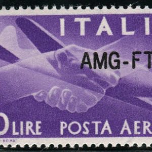 AMG. VG. - Cent. 60 con doppia soprastampa in alto