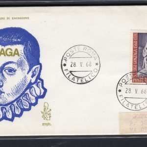 Italia FDC Venetia 1968 Gonzaga  viaggiata  per l'Italia