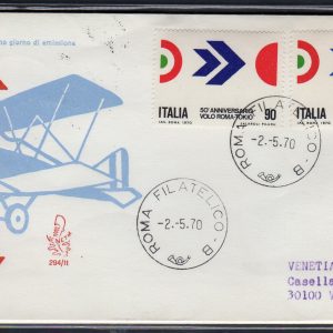 Italia FDC Venetia 1970 Roma - Tokyo  viaggiata  per l'Italia