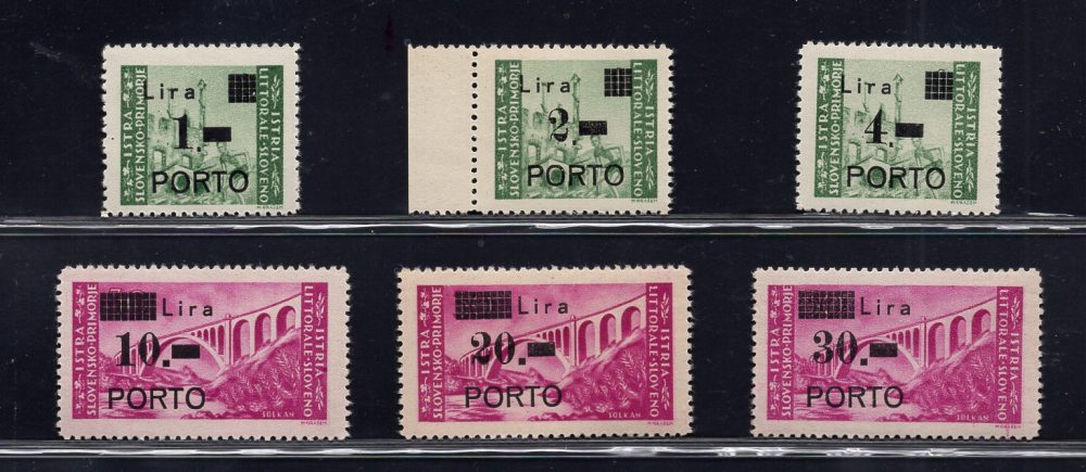 Istria Occ. Jugoslava - Segnatasse serie completa