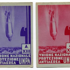 Unione Nazionale Antiaerea A. XIII - Lotto di due libretti