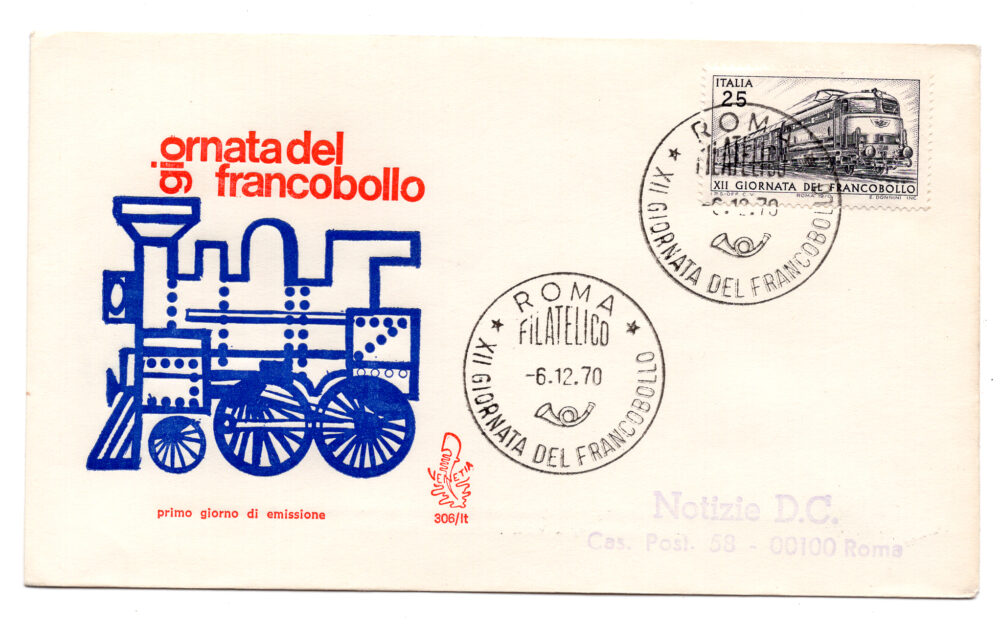 Italia FDC Venetia 1970 Giorn. Del Franc.  viaggiata  per l'Italia