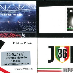 Libretto calcio Juventus 2020 - Cat. Unificato n. LC 4/20 - 76 esemplari