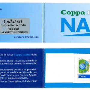 Libretto calcio Napoli 2020 - Cat. Unificato n. LC 3/20 - 76 esemplari