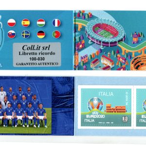 Libretto Calcio EURO 2020 - Cat. Unificato n. LC 1/21 - Solo 76 esistenti