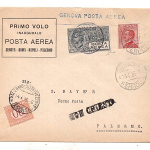 1° Volo Genova Palermo del 13.4.26