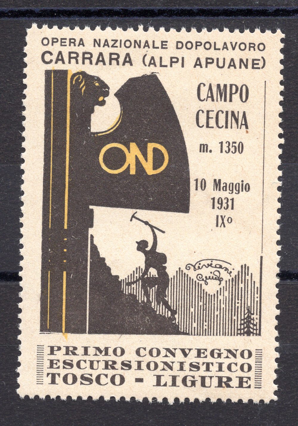 Primo convegno Escorsionistico Tosco - Ligure 1931