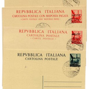 Trieste A Cartoline Postali Lire 20 e 35 C 16/19