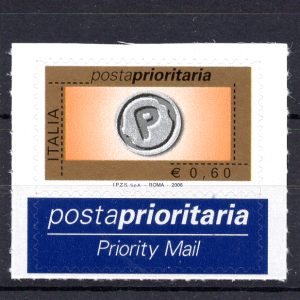 Posta Prioritaria serie anno 2006 serie completa