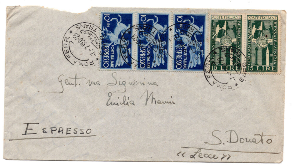 Biennale di Venezia Lire 15 coppia + complementari