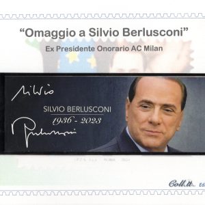 Libretto Calcio Silvio Berlusconi - Cat. Unificato n. LC 3/24 - Solo 76 esistenti