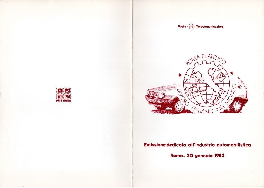 Folder precursore - Industria automobilistica 1983