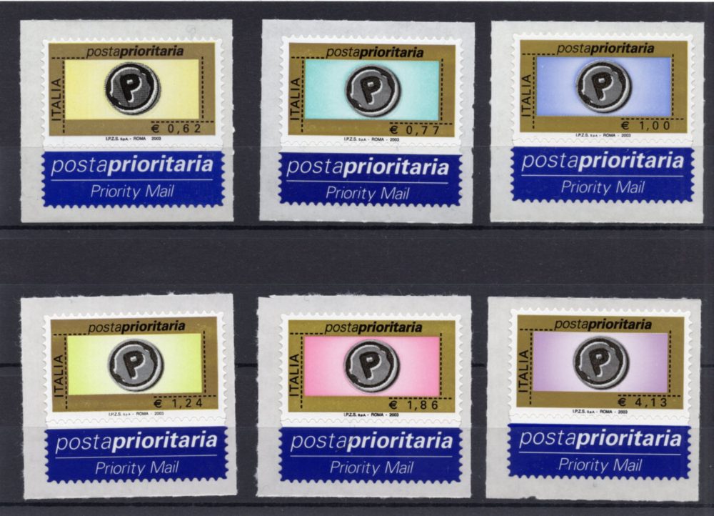 Posta Prioritaria serie anno 2003 serie completa
