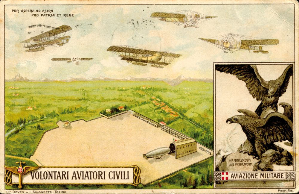 Cartolina Associazione Aviatori Aeronauti d'Italia
