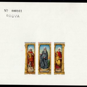 SMOM 1971 Natale n. 74/76 Prova di stampa