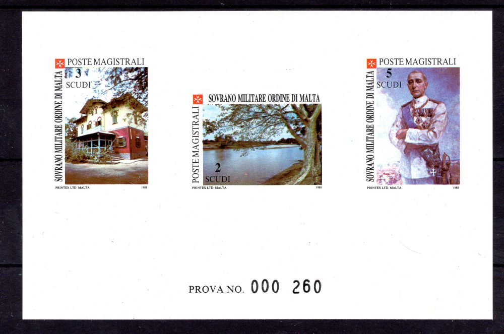 SMOM 1969 Uniformi n. 36/40 serie non dentellata senza filigrana