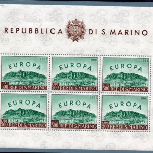 Europa 1961 foglietto n. 23 MNH