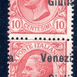 Venezia Giulia - Cent. 5 n. 21eac soprastampa spostata - MNH