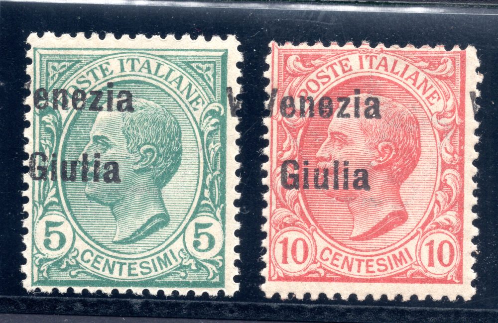 Venezia Giulia - Cent. 5 n. 21eac soprastampa spostata - MNH