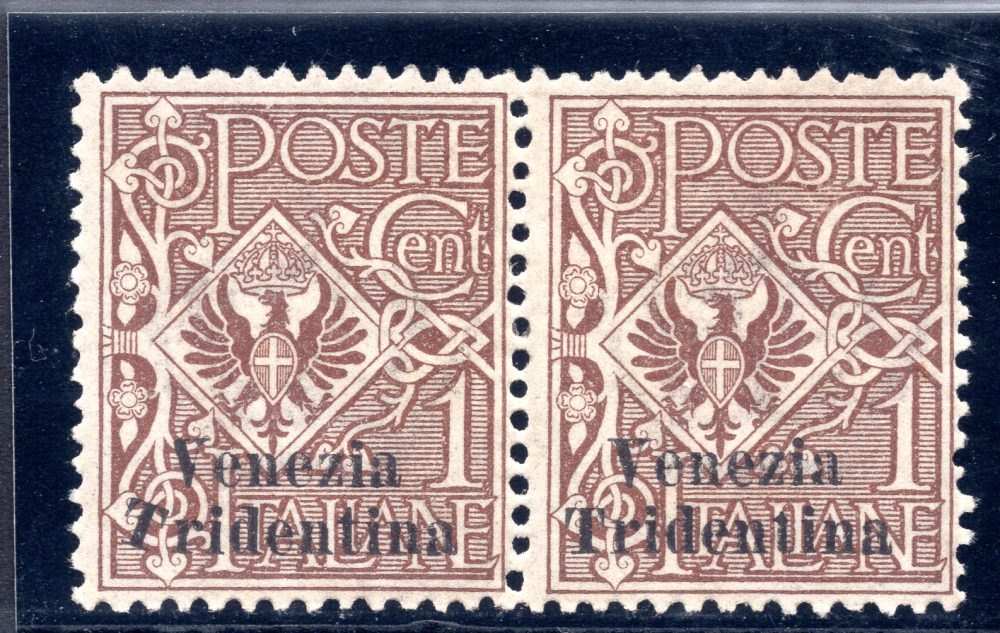 Venezia Giulia - Cent. 5 n. 21eac soprastampa spostata - MNH