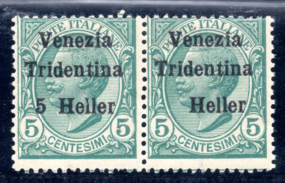 Venezia Giulia - Cent. 5 n. 21eac soprastampa spostata - MNH