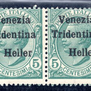 Venezia Giulia - Cent. 5 n. 21eac soprastampa spostata - MNH