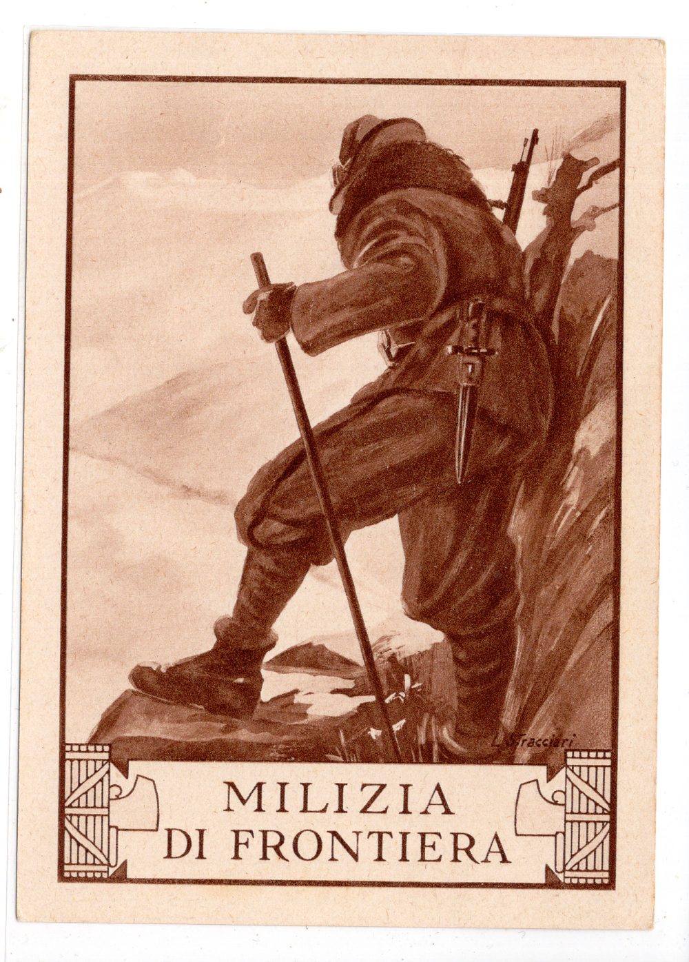 C.P. Cent. 20 + 5 Milizia n. C 78A/5 Milizia di Frontiera