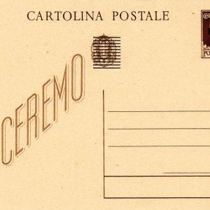 C.P. RSI Cent. 30 n. C 102 soprastampa G.N.R.