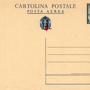 C.P. RSI Cent. 70 "Posta Aerea" soprastampa Fascetto in rosso n. C 108
