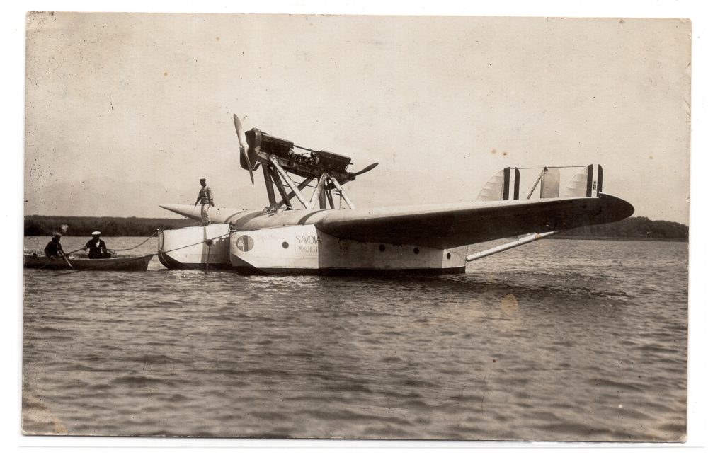 Idrovolante Dornier Wal - Cartolina Navigazione Aerea