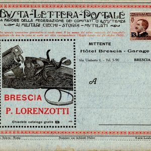 Lombardia Serie 4 "Società Navigazione " - B.L.P affrancata n. 9