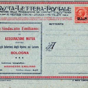 Lombardia Serie 4 "Società Navigazione " - B.L.P affrancata n. 9