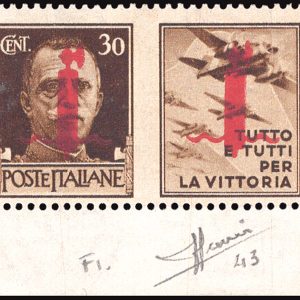 Propaganda di guerra tiratura di Firenze Cent. 25 "Marina" n. 37