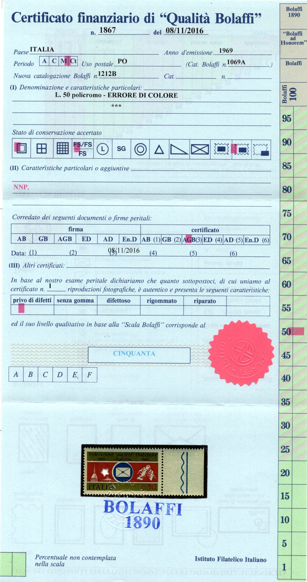 Siracusana Lire varietà leggero decalco