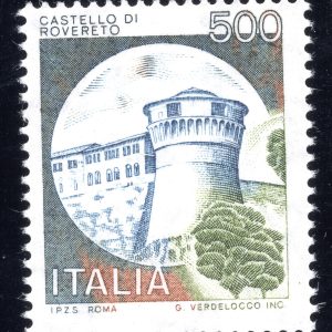 Castelli Lire 500 n. 1522C (vedi nota) varietà