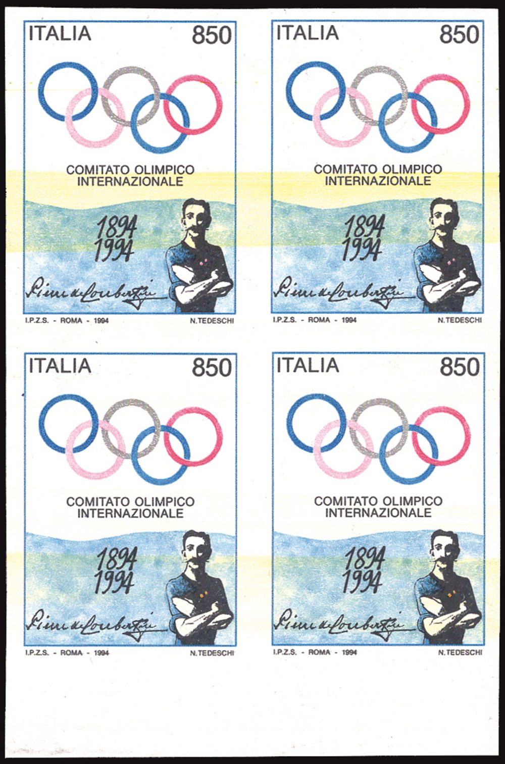 Comitato Olimpico Internazionale quartina varietà