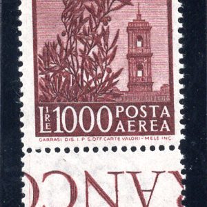 Trieste A - Posta Aerea "Campidoglio" Lire 1.000 n. 26A