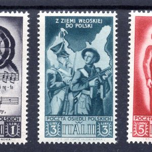 Corpo Polacco - Soccorso di Guerra serie con colori cambiati